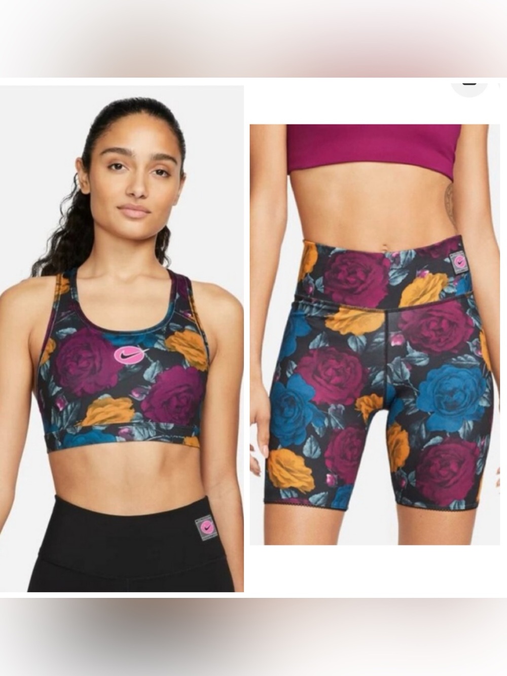 Nike dri-fit workout set - sports bra and bike shorts set